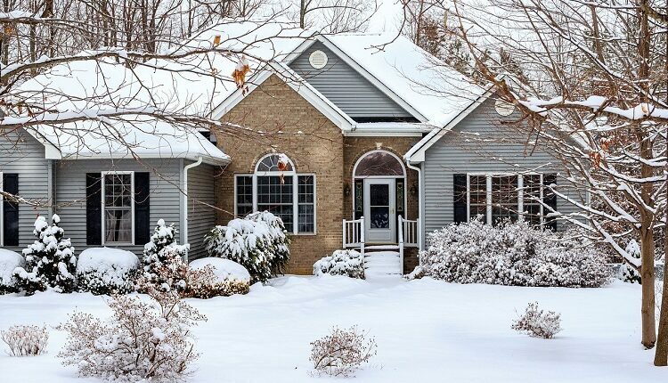 Virginia Home In Winter Season